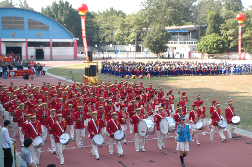 学院第二十八届田径运动会隆重开幕集萃之四